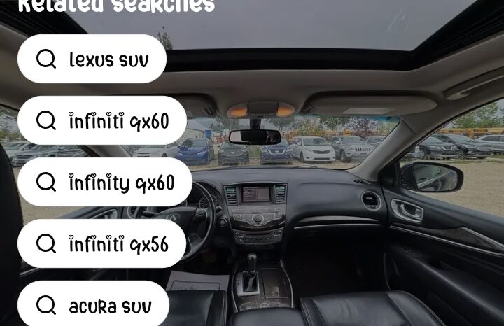 
								2014 INFINITI QX60 7 PASSENGERS  AWD FULLY LOADED CLEAN TITLE full									